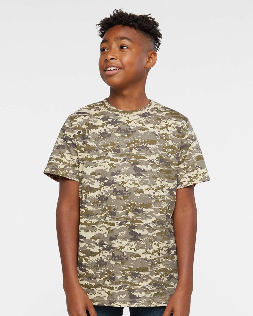 Code Five® Youth Camouflage Short Sleeve Crew-Neck T-Shirt